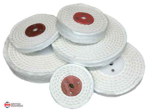 White stitch polishing wheel - stitch,