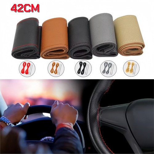 42cm 5inch leather steering - 42cm/16.5inch,