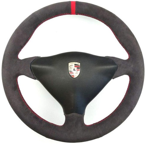 Black suede leather - black,