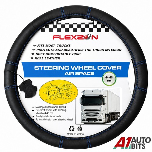 Black steering wheel cover - black,